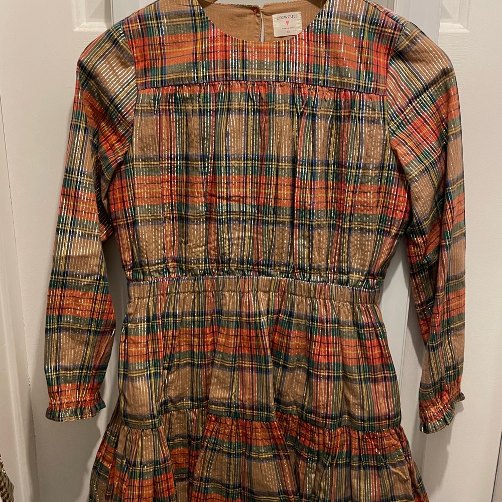 Gorgeous Crewcuts gold plaid dress-Perfect for holidays!